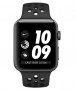 Apple Watch Nike+ series 3 38мм, корпус из алюминия цвета «серый космос», спортивный ремешок Nike цвета «антрацитовый