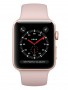 Apple Watch Series 3 Cellular 38мм, корпус из золотистого алюминия, спортивный ремешок цвета «розовый песок» (MQJQ2)