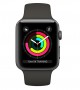 Apple Watch Series 3 42мм, корпус из алюминия цвета «серый космос», спортивный ремешок серого цвета (MR362)