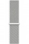 Умные часы Apple Watch Series 4, 40 мм, корпус из серебристого алюминия, спортивный браслет цвета «белая ракушка» MU652