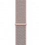 Apple Watch Series 4, 44 мм, корпус из алюминия золотого цвета, спортивный браслет цвета «розовый песок» (MU6G2) MU6G2