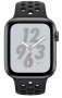 Apple Watch Nike+ Series 4, 44 мм, корпус из алюминия цвета «серый космос», спортивный ремешок Nike цвета «антрацитовый