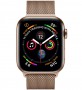 Apple Watch Series 4 Cellular, корпус 40 мм из нержавеющей стали, золотистый миланский сетчатый браслет (MTVQ2) mtvq2